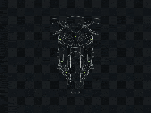 Active project motion background