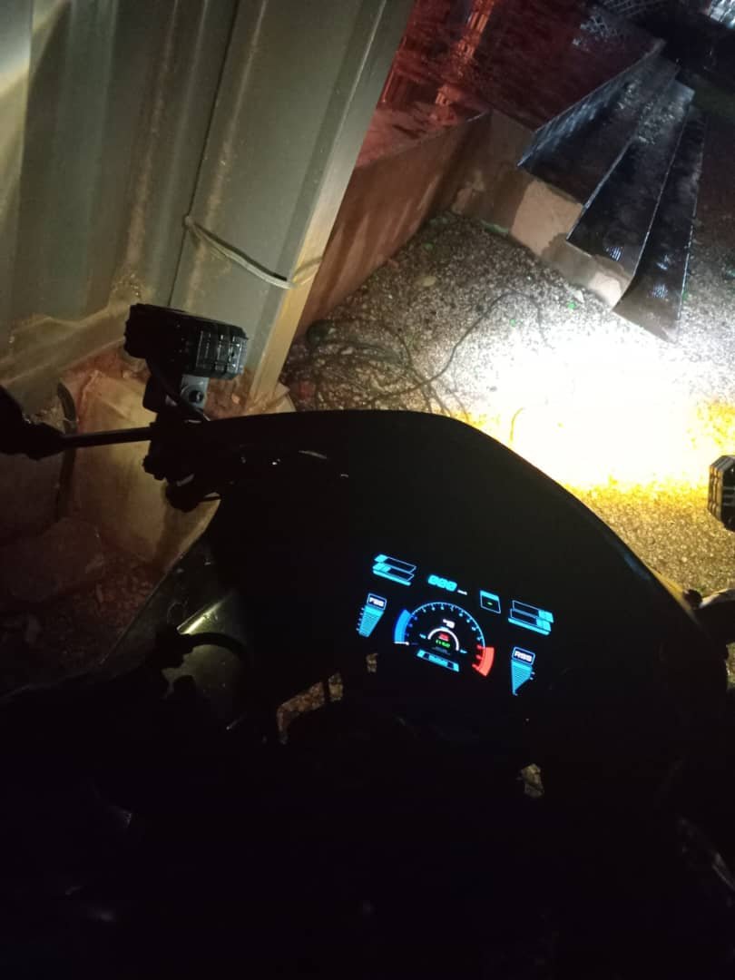 Suzuki GSX-R1000 with instrumentation fitted